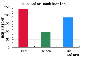 rgb background color #ED5EB8 mixer