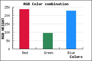 rgb background color #ED5EE4 mixer