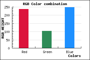 rgb background color #EE68F8 mixer