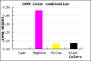 #EE80E0 color CMYK mixer
