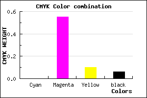 #EF6CD8 color CMYK mixer