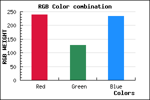 rgb background color #EF7FE9 mixer
