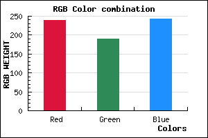 rgb background color #EFBDF3 mixer