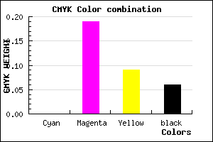 #EFC1D9 color CMYK mixer