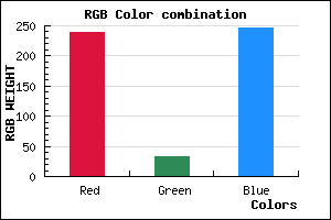rgb background color #EF21F7 mixer
