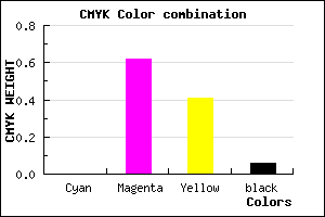 #EF5B8C color CMYK mixer