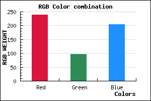 rgb background color #EF61CC mixer