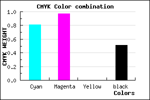 #18047C color CMYK mixer