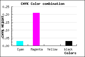#F0C4F8 color CMYK mixer