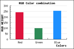 rgb background color #F062FF mixer