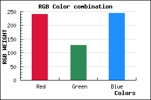 rgb background color #F17FF5 mixer