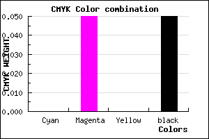 #F2E6F1 color CMYK mixer