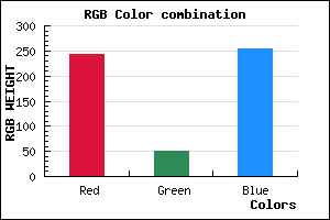 rgb background color #F333FF mixer