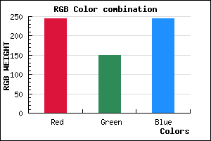 rgb background color #F495F5 mixer
