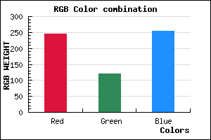 rgb background color #F578FF mixer