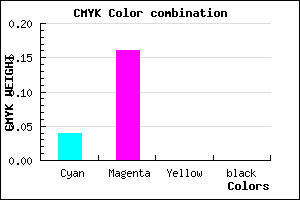 #F5D6FE color CMYK mixer
