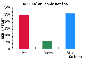 rgb background color #F53AFF mixer
