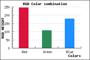 rgb background color #F66CB2 mixer