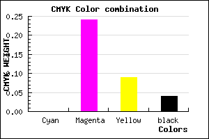 #F6BADF color CMYK mixer