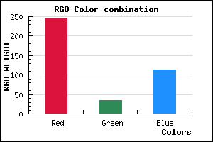 rgb background color #F62272 mixer