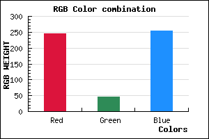 rgb background color #F62FFF mixer