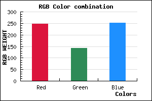 rgb background color #F78FFC mixer