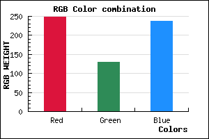 rgb background color #F882EE mixer