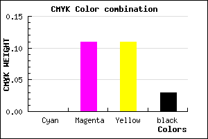 #F8DCDC color CMYK mixer