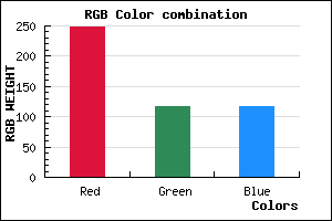 rgb background color #F97575 mixer