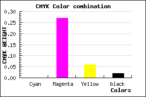 #F9B7E9 color CMYK mixer