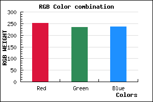 rgb background color #FBEAEC mixer