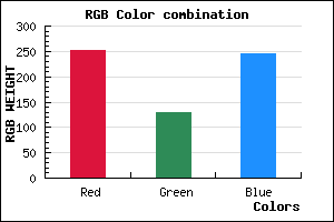 rgb background color #FC82F5 mixer