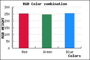 rgb background color #FCF5FF mixer