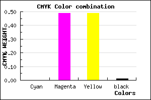 #FD8181 color CMYK mixer