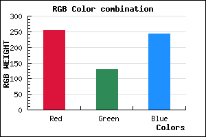rgb background color #FD81F3 mixer