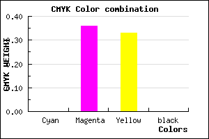#FEA2AA color CMYK mixer