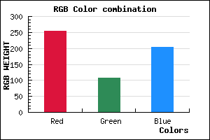 rgb background color #FF6CCB mixer