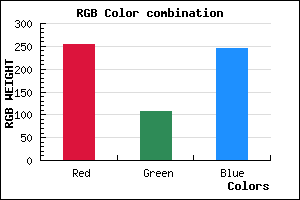 rgb background color #FF6CF5 mixer