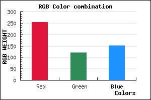 rgb background color #FF7898 mixer