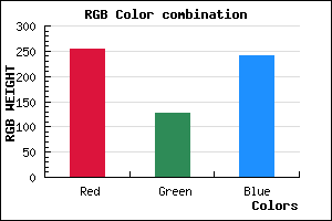 rgb background color #FF7FF1 mixer