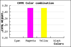 #FF8A8A color CMYK mixer