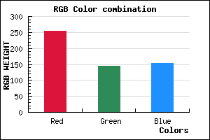 rgb background color #FF9099 mixer