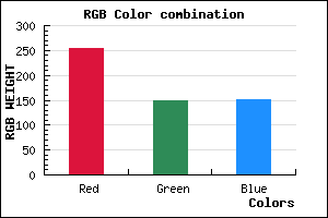 rgb background color #FF9497 mixer