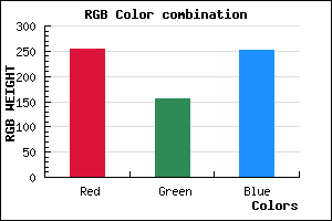 rgb background color #FF9CFB mixer