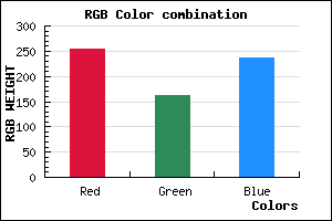 rgb background color #FFA2EC mixer