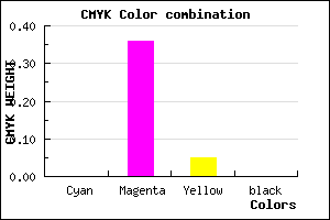 #FFA3F3 color CMYK mixer