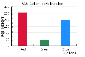 rgb background color #FF2BC3 mixer