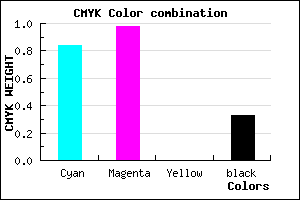 #1C04AA color CMYK mixer