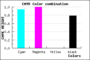#030036 color CMYK mixer