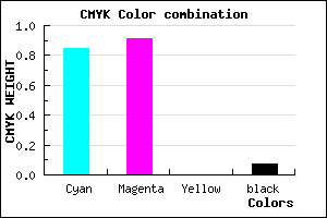 #2416EE color CMYK mixer